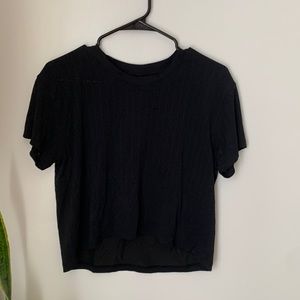 Cropped Lululemon Short Sleeve Shirt